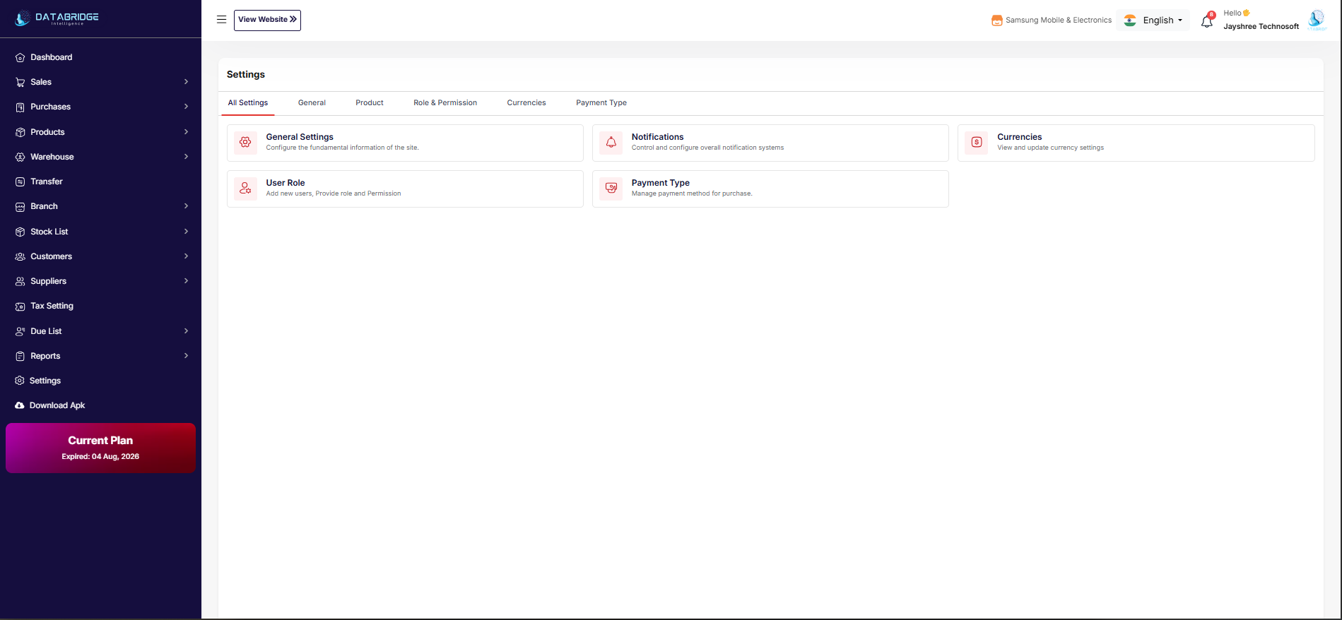 Settings Management Image